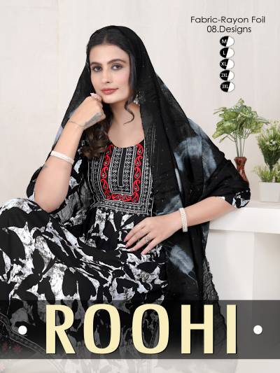 ROOHI VOL.0.2.1  BY FASHION TALK DESIGNER REYON PROCIAN PRINT SALWAR KAMIZ WHOLESALER IN INDIA